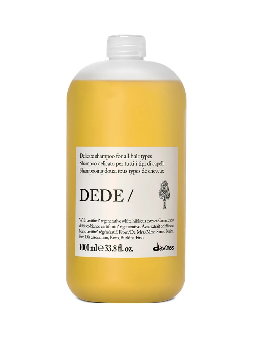 Davines DEDE Shampoo- Liter (Newly Repackaged) and New Liter Pump